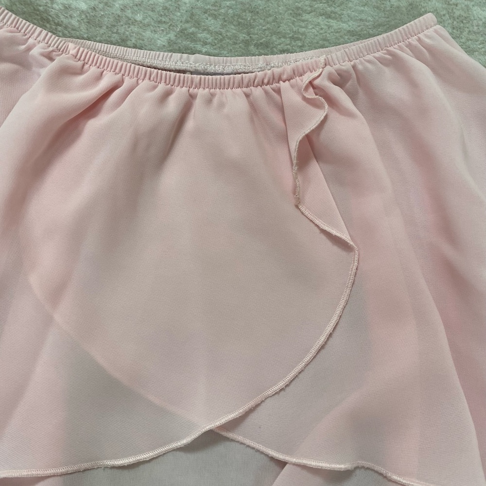 Kids Leo Mock Wrap Ballet Skirt - Picture 2 of 3